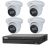 Dahua 8MP 4CH CCTV Kit: 4 x IP Starlight Eyeball Turret Cameras + 4CH NVR